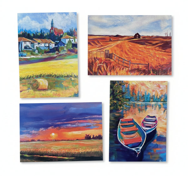 Art Greeting Cards - Betty Schriver Art - Painted Door on Main