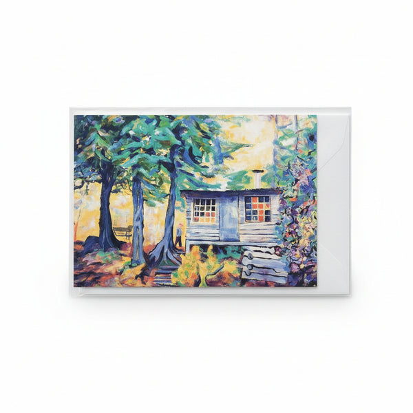 Art Greeting Cards - Betty Schriver Art - Painted Door on Main