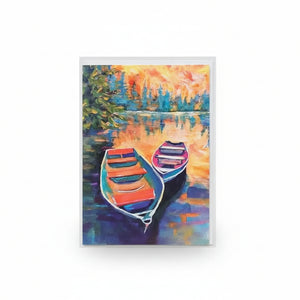 Art Greeting Cards - Betty Schriver Art - Painted Door on Main