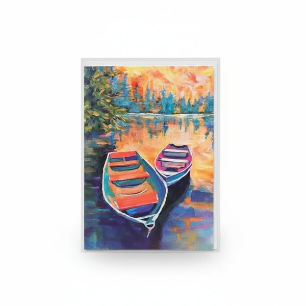 Art Greeting Cards - Betty Schriver Art - Painted Door on Main