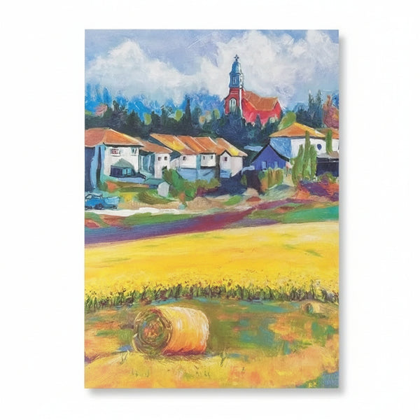 Art Greeting Cards - Betty Schriver Art - Painted Door on Main