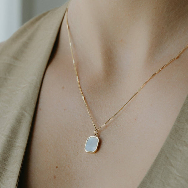 Aurelia Necklace - Petit Gold - Painted Door on Main