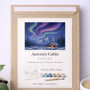 Aurora's Cabin Deluxe Paint Kit - Painted Door on Main