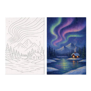 Aurora's Cabin Deluxe Paint Kit - Painted Door on Main