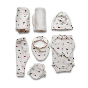 Baby Capsule Gift Box - Ditsy Snails & Cream - Painted Door on Main