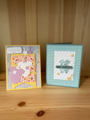 Baby Cards - Cards Crafty by Nicole - Painted Door on Main