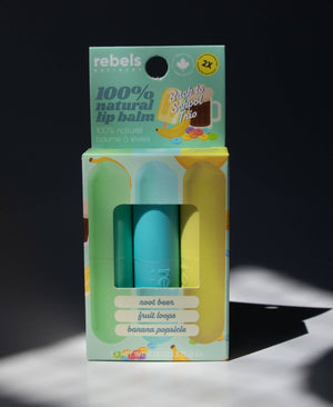 Back 2 School Trio Lip Balm - Rebels Refinery - Painted Door on Main