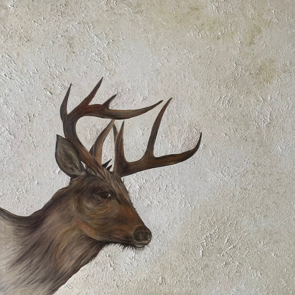 'Bandit' Oil on Canvas - Shell Cavé Studio - Painted Door on Main