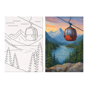 Banff Gondola Deluxe Paint Kit - Painted Door on Main