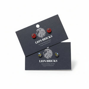 Basic Studs - Lion Bricks - Painted Door on Main