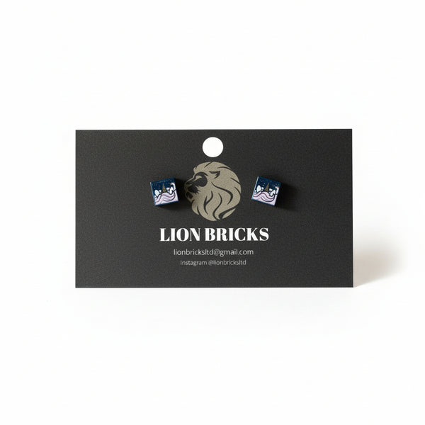 Basic Studs - Lion Bricks - Painted Door on Main