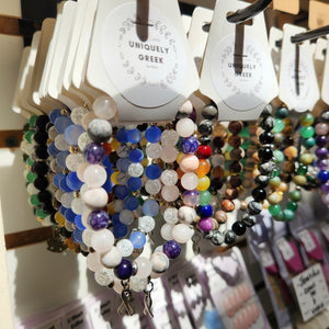 Beaded Bracelets - Uniquely Greek by Barb - Painted Door on Main
