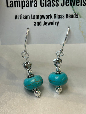 Beads + Sterling Silver Earring - Painted Door on Main