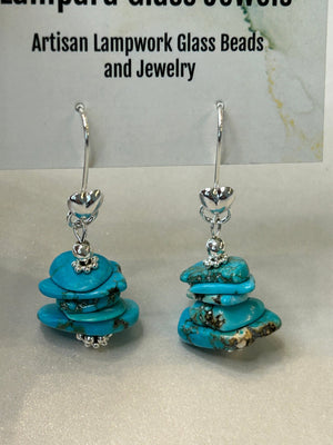 Beads + Sterling Silver Earring - Painted Door on Main