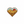 Beaumont Heart Magnet - Sweet Bean Art - Painted Door on Main