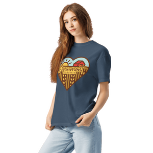 Beaumont Heart T-Shirt - Sweet Bean Art - Painted Door on Main
