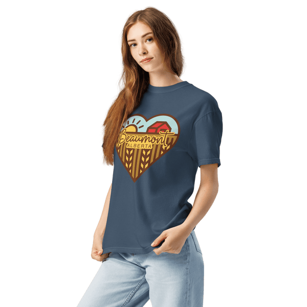 Beaumont Heart T-Shirt - Sweet Bean Art - Painted Door on Main