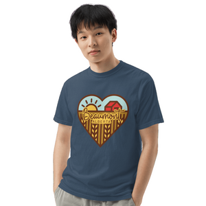 Beaumont Heart T-Shirt - Sweet Bean Art - Painted Door on Main