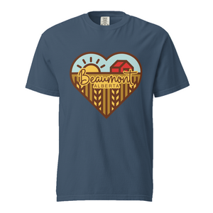 Beaumont Heart T-Shirt - Sweet Bean Art - Painted Door on Main