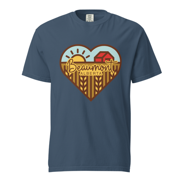 Beaumont Heart T-Shirt - Sweet Bean Art - Painted Door on Main