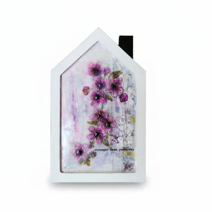 Beeswax Painting (House) - Wanna Bee Art - Painted Door on Main