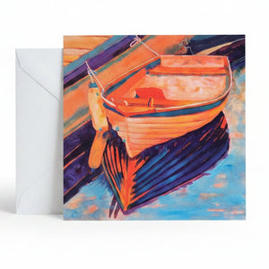 Betty Schriver Art Greeting Cards - Painted Door on Main