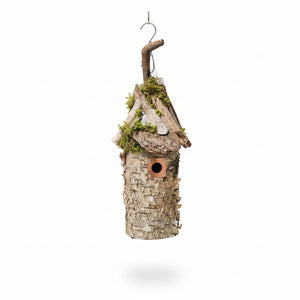 Birch Bark Birdhouses - Leslie's Birdhouses - Painted Door on Main