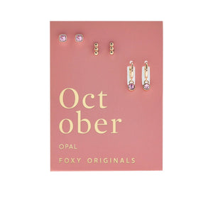 Birthstone Earring Set - Foxy Originals - Painted Door on Main