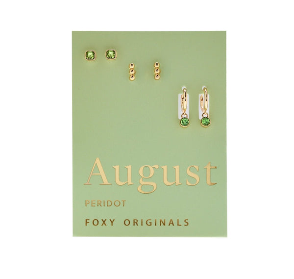 Birthstone Earring Set - Foxy Originals - Painted Door on Main