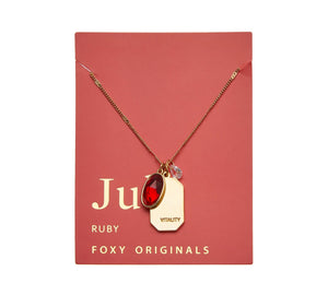 Birthstone Necklace - Foxy Originals - Painted Door on Main