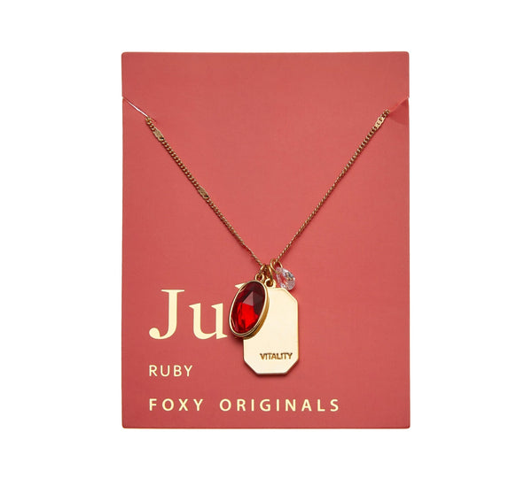 Birthstone Necklace - Foxy Originals - Painted Door on Main