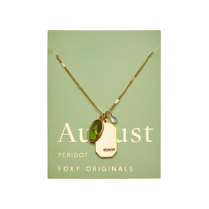 Birthstone Necklace - Foxy Originals - Painted Door on Main