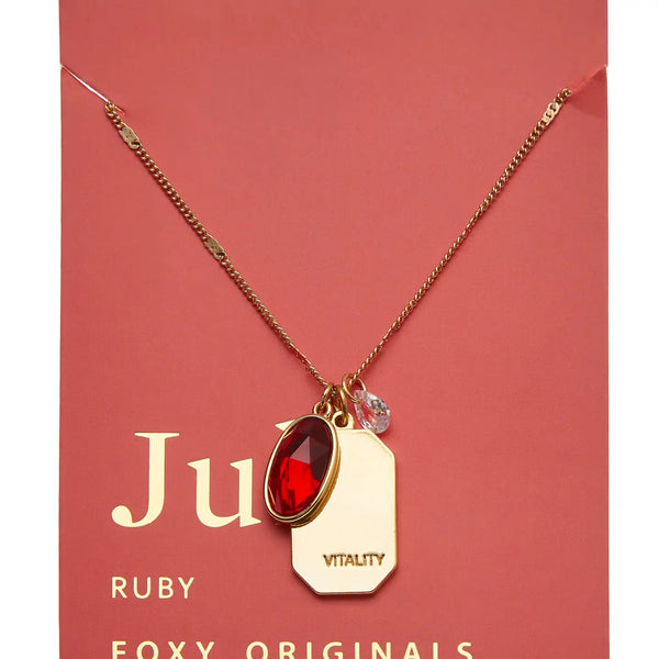 Birthstone Necklace - Foxy Originals - Painted Door on Main