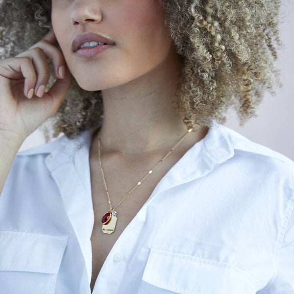 Birthstone Necklace - Foxy Originals - Painted Door on Main