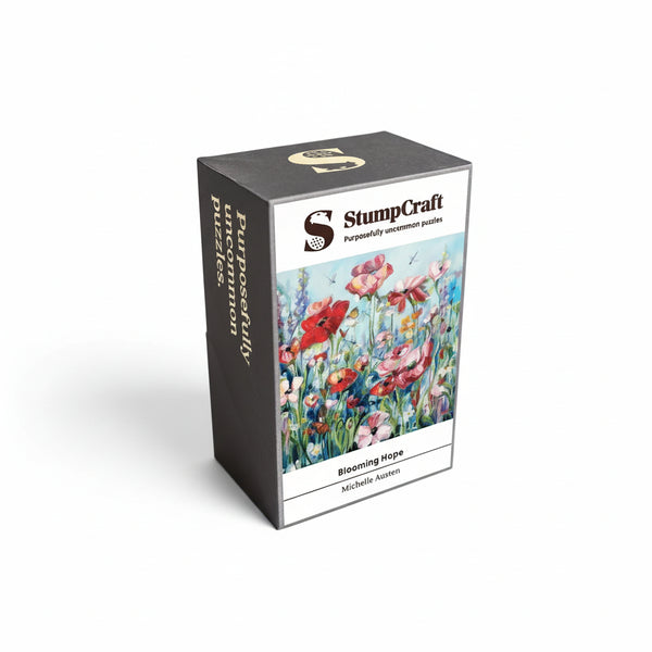 Michelle Austen 'Blooming Hope' Wood Puzzle - Painted Door on Main