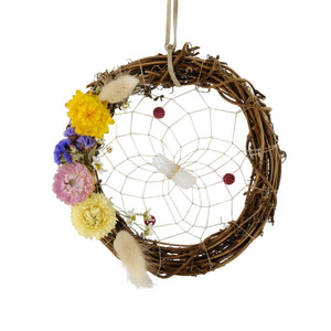 Botanical Natural Twig Dream Catcher - Monague Native Crafts - Painted Door on Main