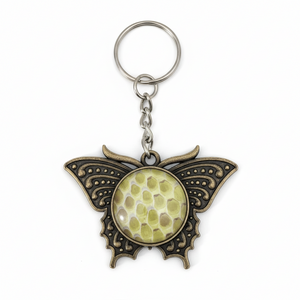 Butterfly Snakeskin Keychains - Mr Slithers' Boutique - Painted Door on Main
