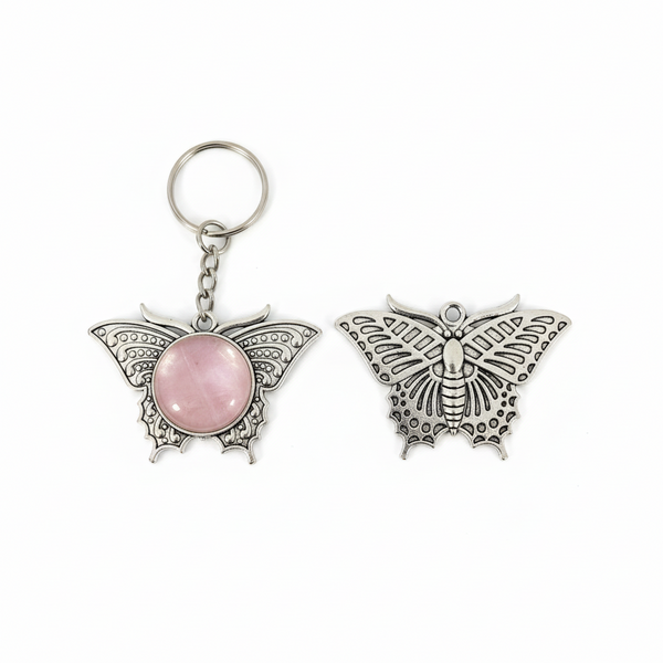 Butterfly Snakeskin Keychains - Mr Slithers' Boutique - Painted Door on Main