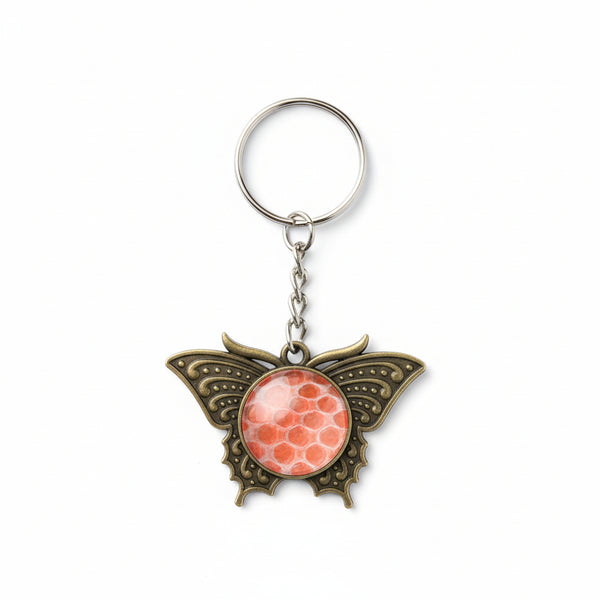 Butterfly Snakeskin Keychains - Mr Slithers' Boutique - Painted Door on Main