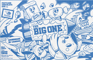 COMING SOON The Big One Milk Postcard Chocolate Bar