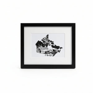 Canada Art Print - Mountain Mornings - Painted Door on Main