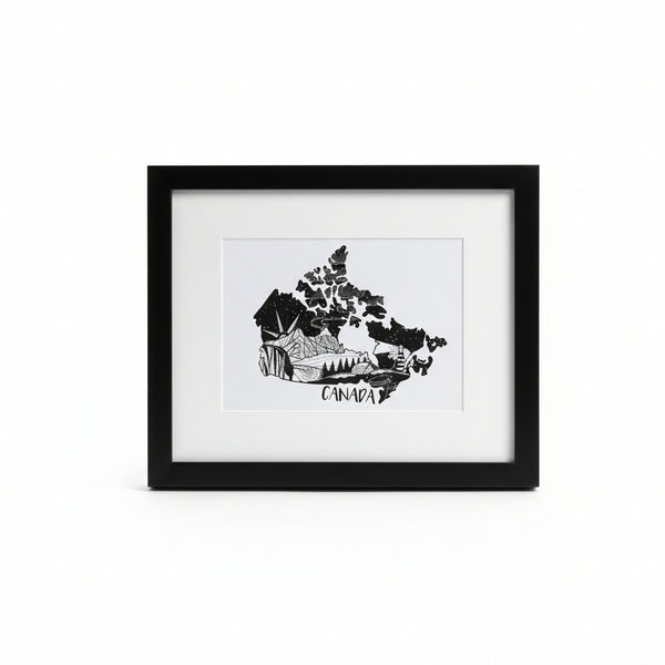 Canada Art Print - Mountain Mornings - Painted Door on Main