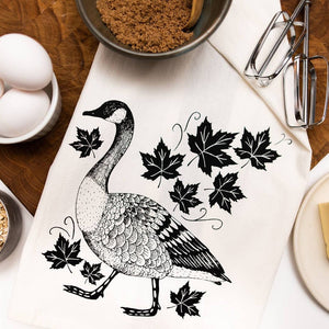 Canada Goose Organic Cotton Tea Towel - Painted Door on Main