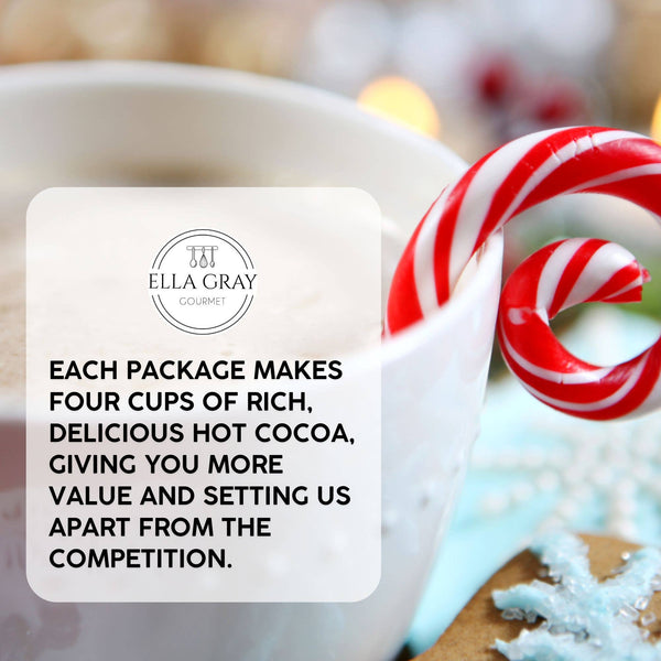 Candy Cane Hot Cocoa - Ella Gray Gourmet - Painted Door on Main