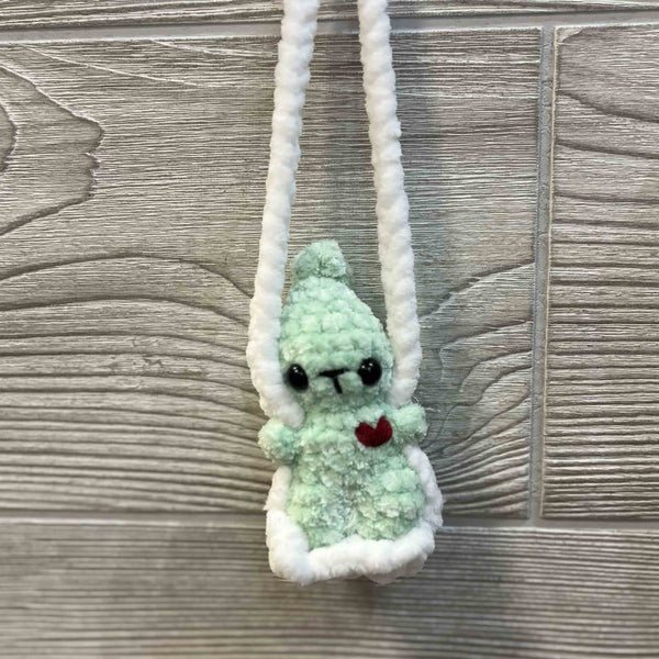 Car Mirror Charms - Willing Hands Crochet - Painted Door on Main