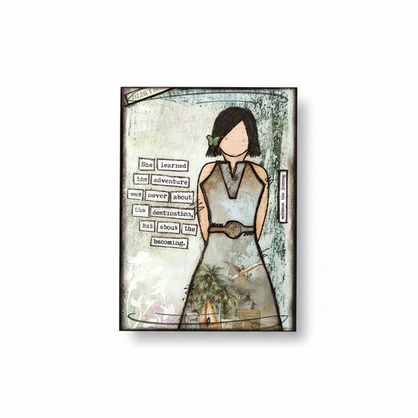 She Art Cards - Fearless hART - Painted Door on Main