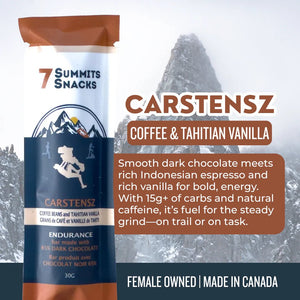 Carstensz Dark Chocolate Bar - 7 Summits Snacks - Painted Door on Main