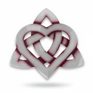 Metal Celtic Heart - Just Art by Mark - Painted Door on Main