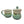 Ceramic Cream + Sugar Sets - Painted Door on Main
