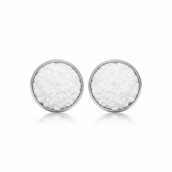 Bezel Earrings - Sweet Bean Art - Painted Door on Main